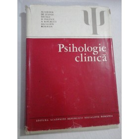 PSIHOLOGIE  CLINICA  -  coordonator  G.  IONESCU 